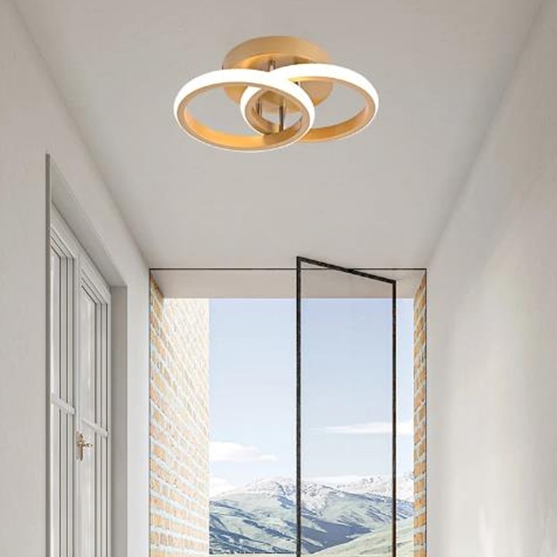 Modern LED Ceiling Light Round Interior Lighting for Room Hallway