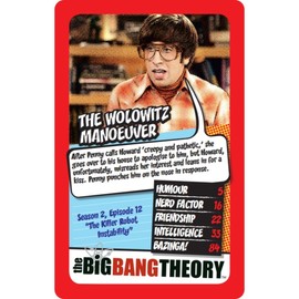 The Big Bang Theory Top Trumps Card Game