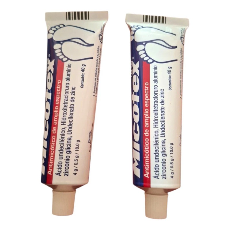 Micotex Crema Antimicótica Pie De Atleta 40gr Tubo