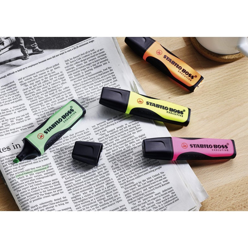 Highlighter - STABILO BOSS EXECUTIVE - Box of 10 -