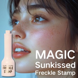 Sello De Pecas Falsas, Pecas De Pecas, Herramienta De Maquillaje Portátil, Bolígrafo de Maquillaje para Pecas Realistas Naturales, Impermeable y Duradera, Mágico Pecas (2# MEDIUM, Freckle Pen)