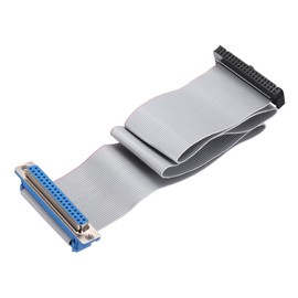 uxcell IDC Wire Flat Ribbon Cable DB37 Female to FC-40 Female Connector 2.54mm Pitch 50cm Length