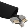 4Pcs Cord Organizer Management Sleeve Cable Cover with Zipper Protective