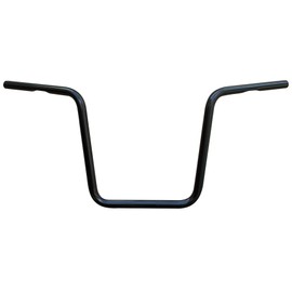 Ultima¨ 1" Black Knurled Handlebars, 16Ó Ape hanger. Knurled & dimpled.