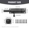 Anxingo Sliding Bolt Latch, Large Sliding Door Lock Latch with