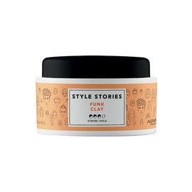 Alfaparf Milano Style Stories Funk Clay Hair Styling Product - Strong Hold - Matte Finish - Long Lasting, All Day Hold - Professional Salon Quality - 4.16 oz.