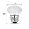 Feit Electric BPR14DM/927CA/4 40W EQ DM R14 LED Light Bulbs,