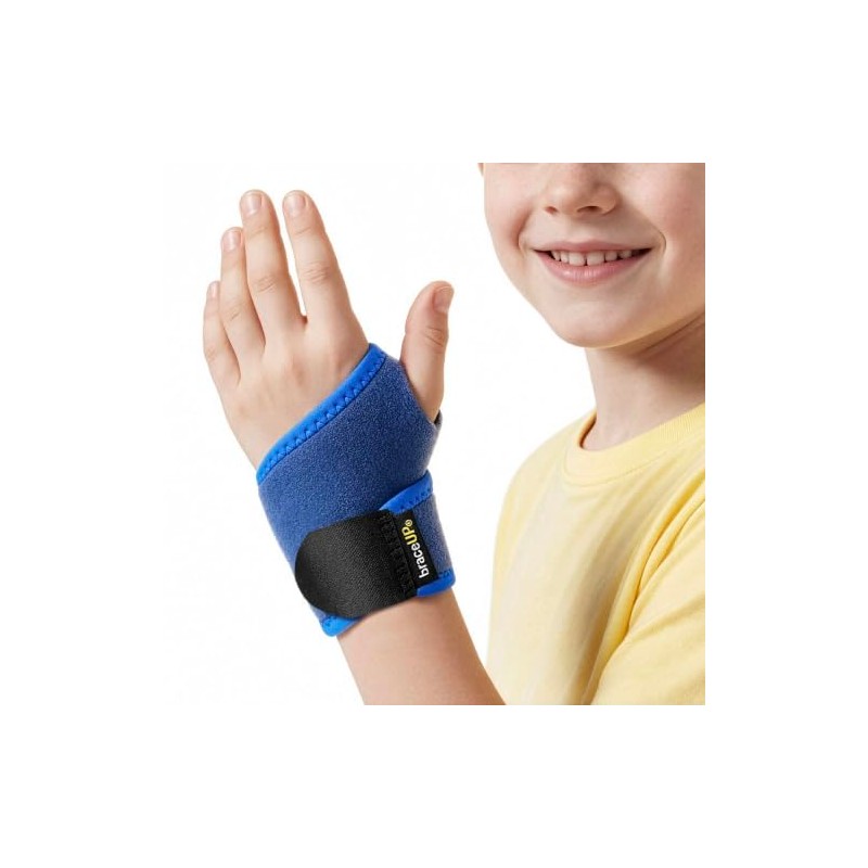 BraceUP Kids Wrist Support – Adjustable Wrap for Left or