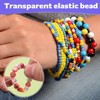 Tenbrachian 6 Rolls Elastic String for Bracelets, Clear Elastic Thread