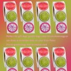 500 PCS Summer Fruit Themed Roll Stickers,Fruit Baby Shower Orange