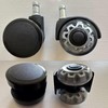 GIONAR Office Chair Wheels Set of 5, 11x22mm Rubber Castors