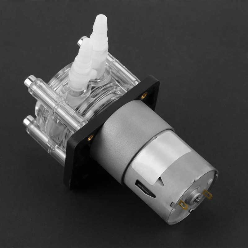 Walfront DC 12V High Peristaltic Pump, Modern Style, Plastic Material,