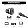 PENGLIN 5 Pack HDMI 2.0 Connector for Panel Mounting, HDMI
