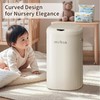 MRBIN Metal Motion Sensor Adsorption Diaper Pail Refills with Lid,
