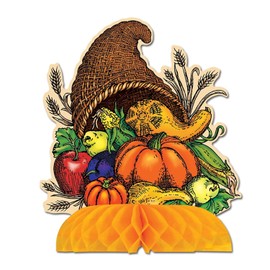 Beistle Cornucopia Centerpiece Pack of 12