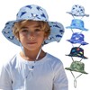 LYZOURBB Baby Girl Boy Sun Hats, Kids Summer Adjustable UPF50+