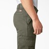 Flex Regular Fit Cargo Pants, Moss Green, 34 32