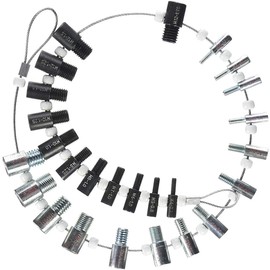 Original Nut, Bolt Thread Checker(Inch & Metric), Size Gauge Measuring Tool for Imperial and Metric Nuts