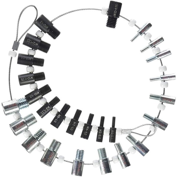 Original Nut, Bolt Thread Checker(Inch & Metric), Size Gauge Measuring