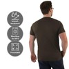 ALPIDEX Men's T-Shirts Set of 5 Crew Neck Plain S