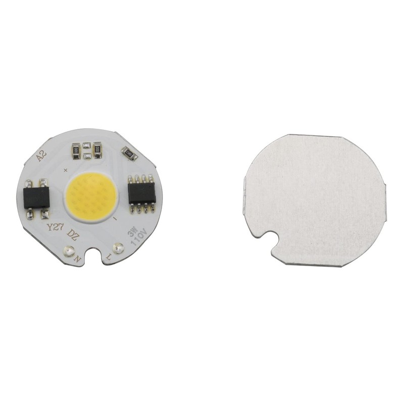 ZCZQC LED Chip 4PCS 110V 3W White High Power COB