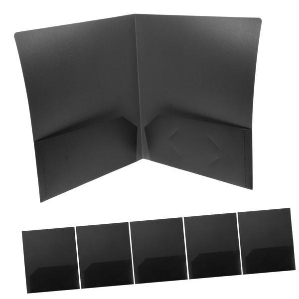 Operitacx Heavy Duty Plastic Folders Aesthetic School Supplies 2 Pocket