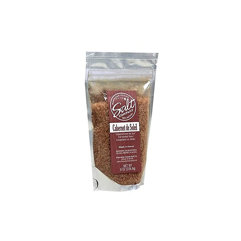Hawaiian Island Salt Company (Cabernet de Soleil, 8 Ounce Pouch)