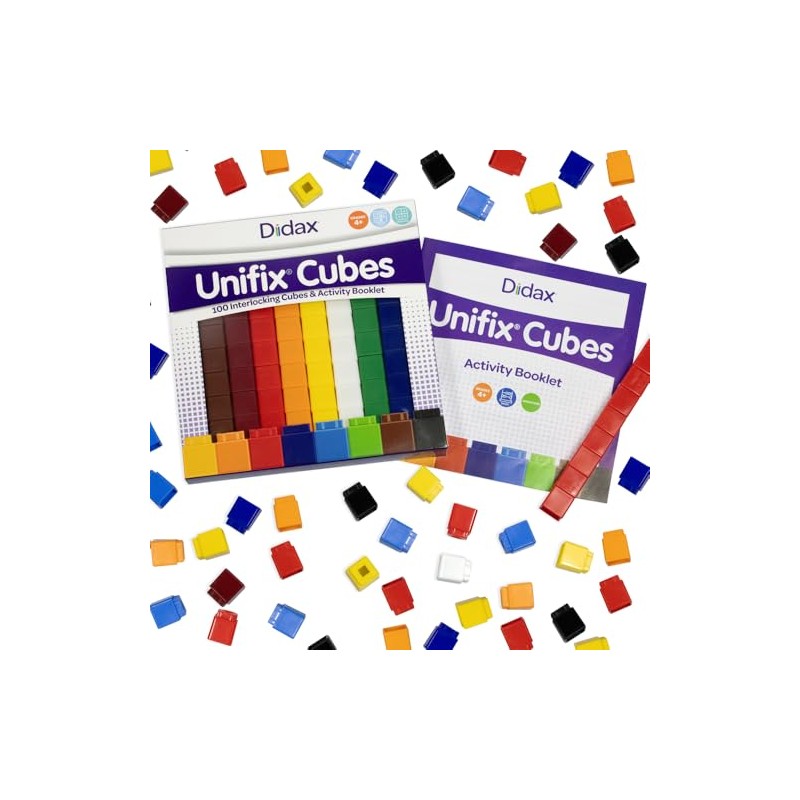 Didax Educational Resources Unifix Cubes Set (100 Pack)