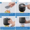 ForzenWind Electric Mason Jar Vacuum Sealer Kit for Wide &