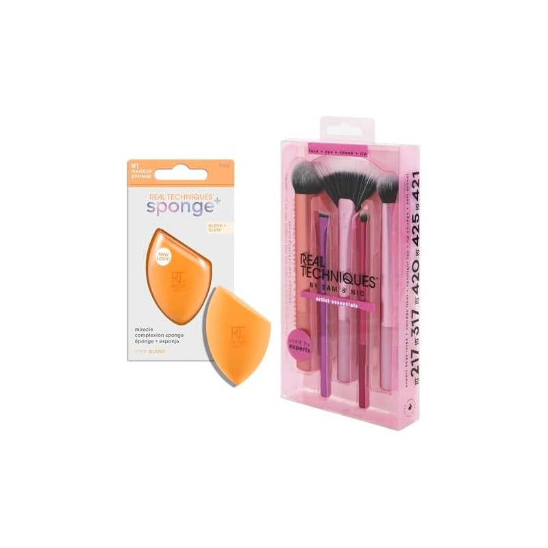 Real Techniques Kit Esponja Para Base de Maquillaje Miracle Complexion