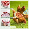 LSTORENICE 6Pcs Chicken Saddle for Hens Adjustable Elastic Belt Chicken