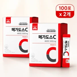 Goryeo Eundan Korea Eundan Megadose C Vitamin C 3000mg 100 packets x 2 Hwamok Dream / 고려은단 메가도스C 비타민C 3000mg 100포 x 2개 화목드림