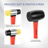 WOTAHI 2-Piece Hammer Set - 16 oz Rubber Mallet Hammer
