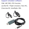 Flysky USB Flight Simulator Adapter Cable 2.4G SM100 for FS-i6/i10/T6/CT68/T4B