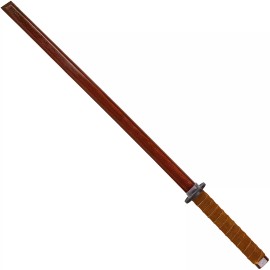 Armory Replicas TRAINING SAMURAI WOODEN SWORD SHEESHAM WOOD BOKKEN MARTIAL ART TRAINING PRACTICE - Suede Leather Wrap Handle