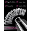 EBANKU 120 PCS Poly Gel Nail Forms, T-Shape Dual Nail
