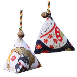 FUNOMOCYA 2pcs Lavender Sachets Fresheners for Home Decor Japanese Style Aromatic Bags Colors for and Special Occasions Random Color