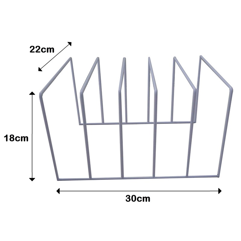 7even Vinyl Record Stand White / Vinyl Records LP Table