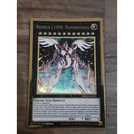 Yugioh Number C1000: Numerounius MGED-EN031 Gold Rare 1st Ed NM