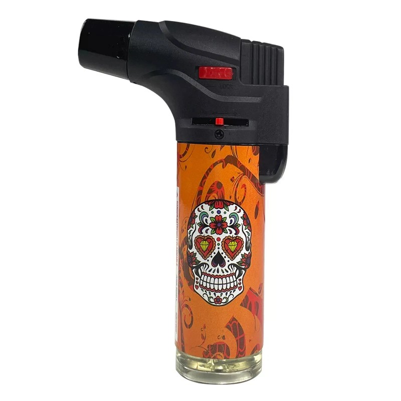 4 Pack Jumbo 4" Jet Flame Torch Gun Lighter Refillable