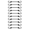 Joneaz Mini Bungee Cord with Hooks 2 inch, 10-Piece, UV