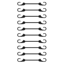 Joneaz Mini Bungee Cord with Hooks 2 inch, 10-Piece, UV Resistant, 5 mm Diameter Elastic Rubber Cord…
