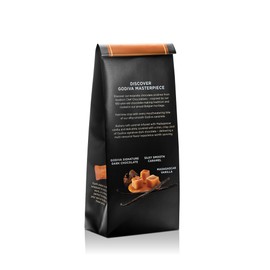 Godiva Masterpiece Dark Chocolate Bag, Individually Wrapped with Caramel Center, Gourmet Gift for Birthday, Holiday, Kosher, Halal, 7oz