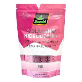 Colageno Hidrolizado Citrato De Magnesio 400 G Sandía Sanabi Sandía                                                                                   