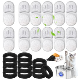 Cat Fountain Filters Compatible with Apauk 3.2L Cat Fountain APFSS-3201,12x