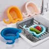 Vctitil Sink Strainer Basket Drain Rack Elephant Shaped Strainer Storage