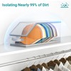 AOODA 2PCS Stackable Hat Storage for Baseball Caps, Clear Hat