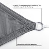 SUNNY GUARD Triangular Awning 3 x 3 x 4.25 m,
