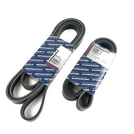 Primary + Secondary Drive Serpentine Belt Set for 06-09 Range Rover Sport 4.2L SUPERCHARGED V8 by Allmakes 4x4