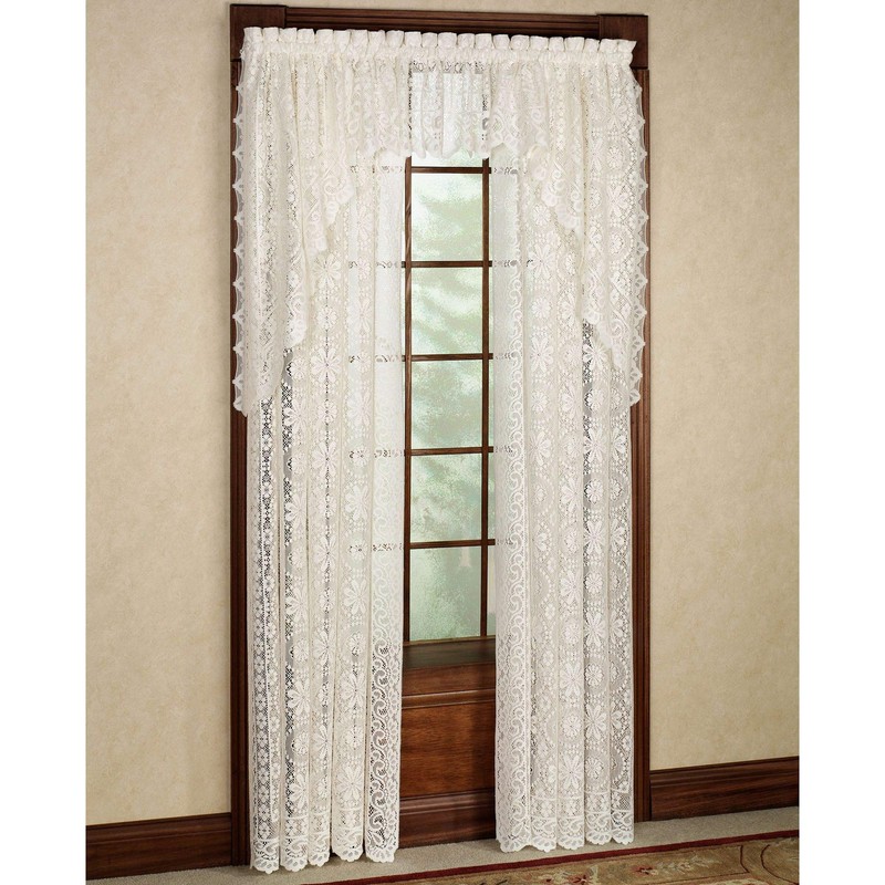 Lorraine Home Fashions Hopewell - Panel de Cortina de Encaje
